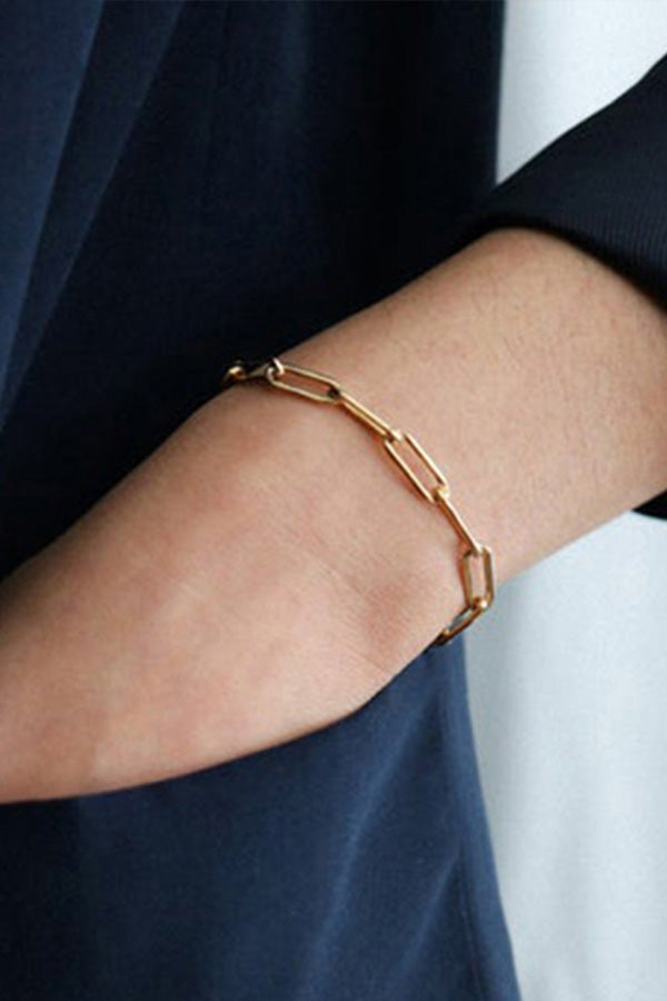 Concise Style Chain Charm Bracelet