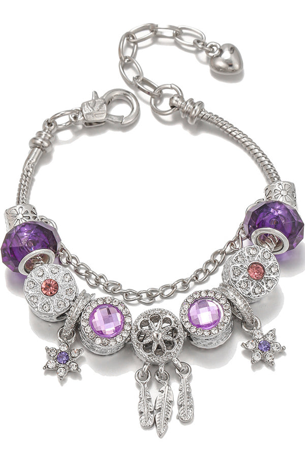 Dream Catcher Purple Style Bracelet