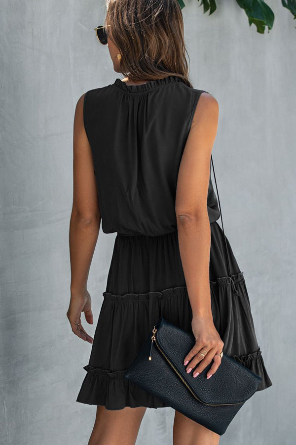 Stringy Selvedge High Waisted Casual Dress